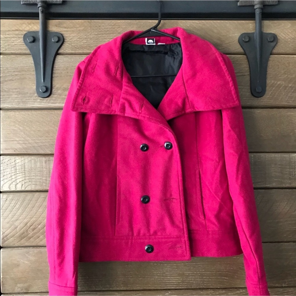 Roxy Pink Pea Coat